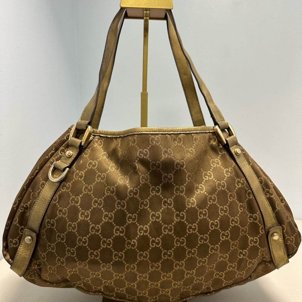GUCCI leather Guccissima Tote Bag